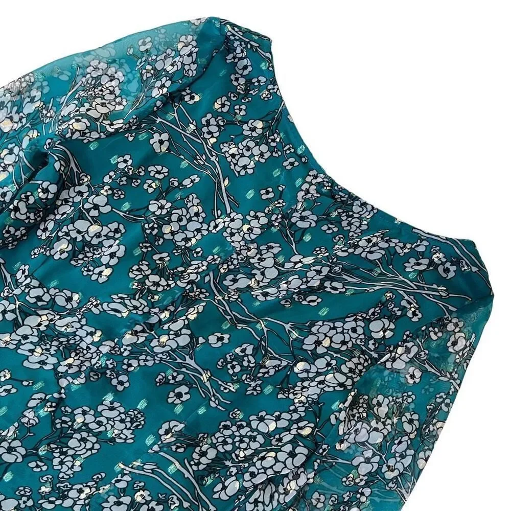 House of‎ Harlow 1960 x REVOLVE Vaida Mini Dress in Teal Floral Multi